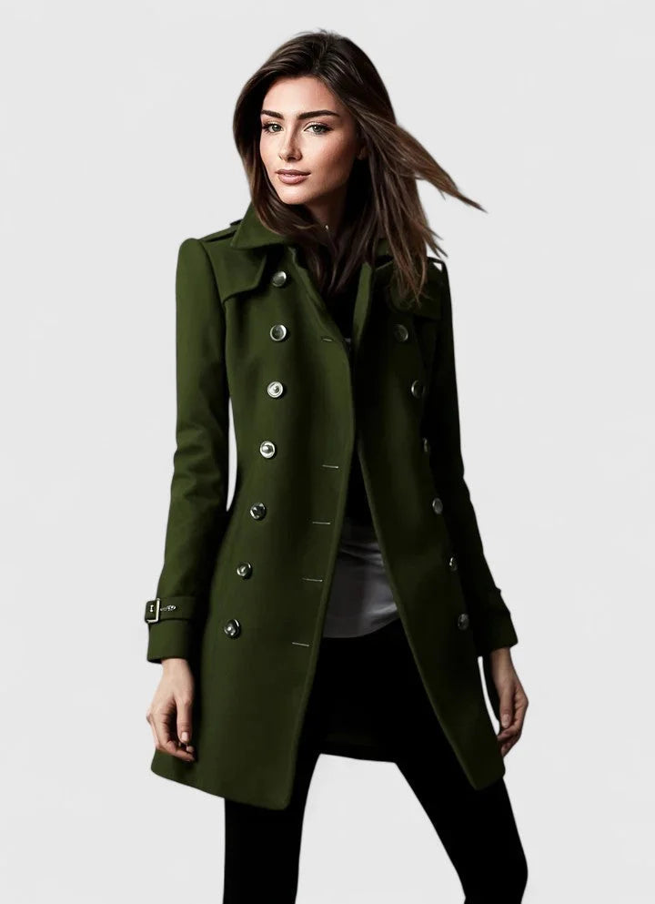 Florida | Women's Tailored Double-Breasted Wool Winter Coat