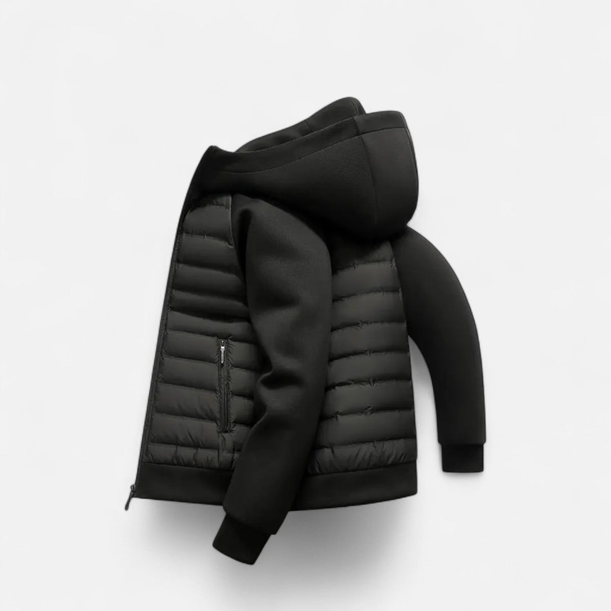Carson | Men's Quilted Hooded Puffer Hybrid Winter Jacket