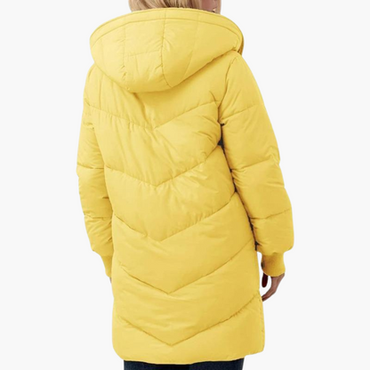 Kirra | Women's Sherpa-Lined Long Hooded Puffer Coat