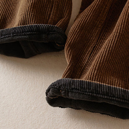 Celia | Women's Corduroy Drawstring Elastic Waist Relaxed Harem Pants
