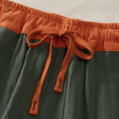 Celia | Women's Corduroy Drawstring Elastic Waist Relaxed Harem Pants