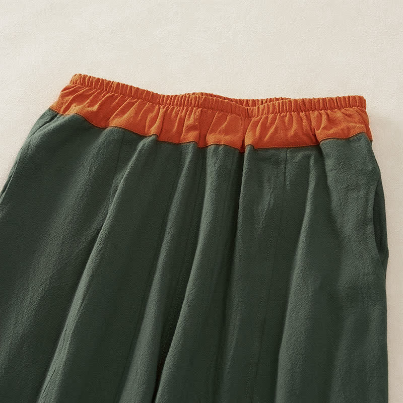 Celia | Women's Corduroy Drawstring Elastic Waist Relaxed Harem Pants