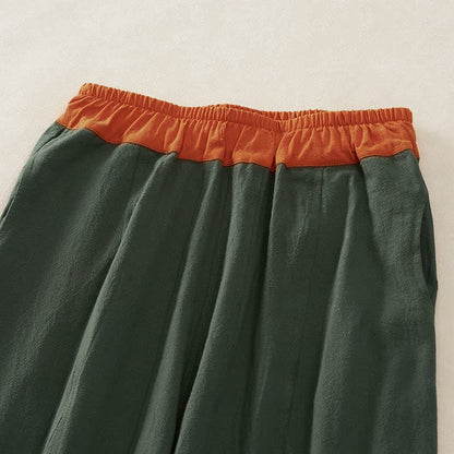 Celia | Women's Corduroy Drawstring Elastic Waist Relaxed Harem Pants