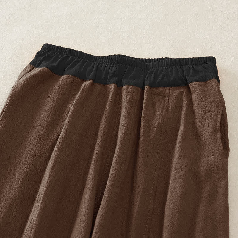 Celia | Women's Corduroy Drawstring Elastic Waist Relaxed Harem Pants