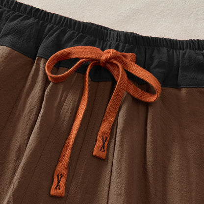 Celia | Women's Corduroy Drawstring Elastic Waist Relaxed Harem Pants