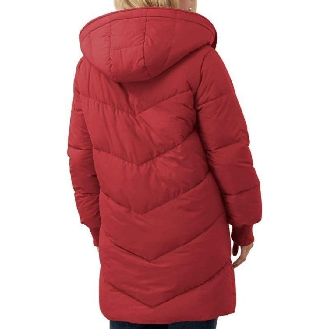 Kirra | Women's Sherpa-Lined Long Hooded Puffer Coat