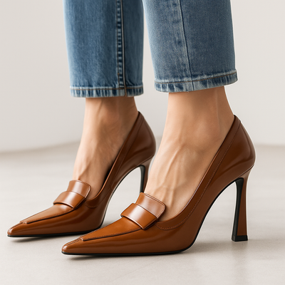 Selena | Elegant Patent Pumps