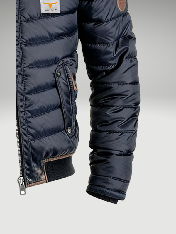 Barlow | Men's Winter Padded Stand Collar Streetwear Bomber Jacket