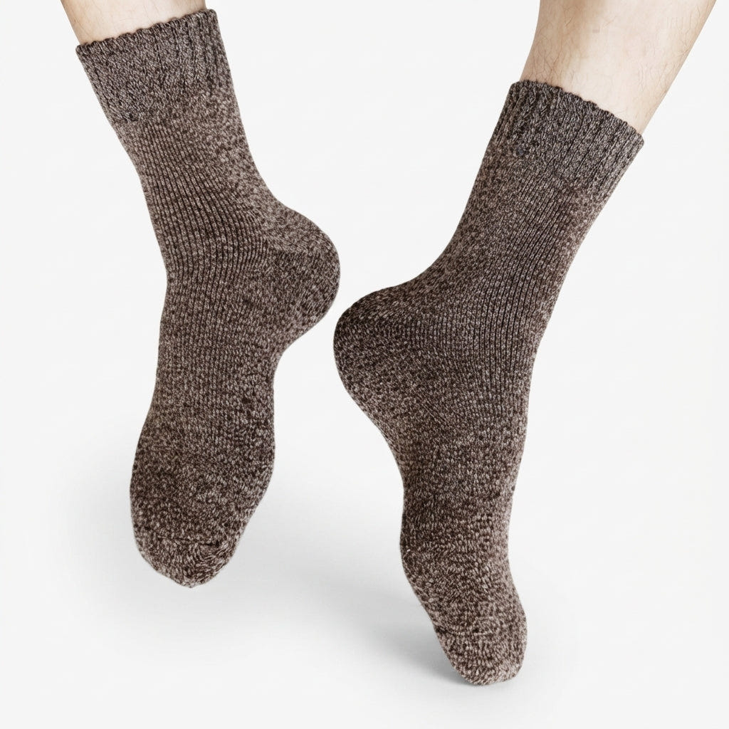 Cassie | Women's Cozy Fleece-Lined Thick Knit Winter Crew Sock