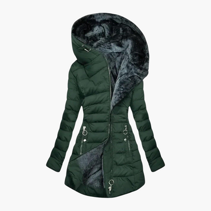 Laurie | Women's Fleece-Lined Hooded Puffer Coat
