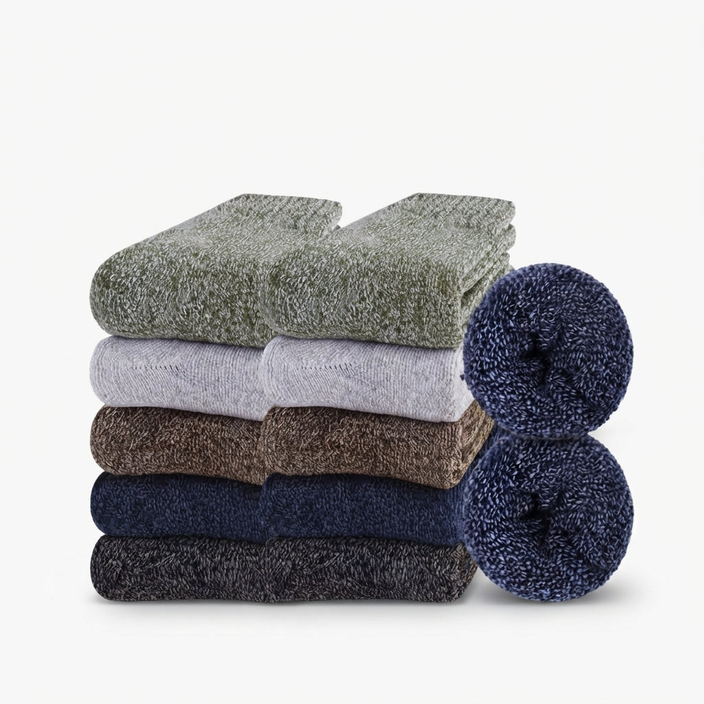 Cassie | Women's Cozy Fleece-Lined Thick Knit Winter Crew Sock