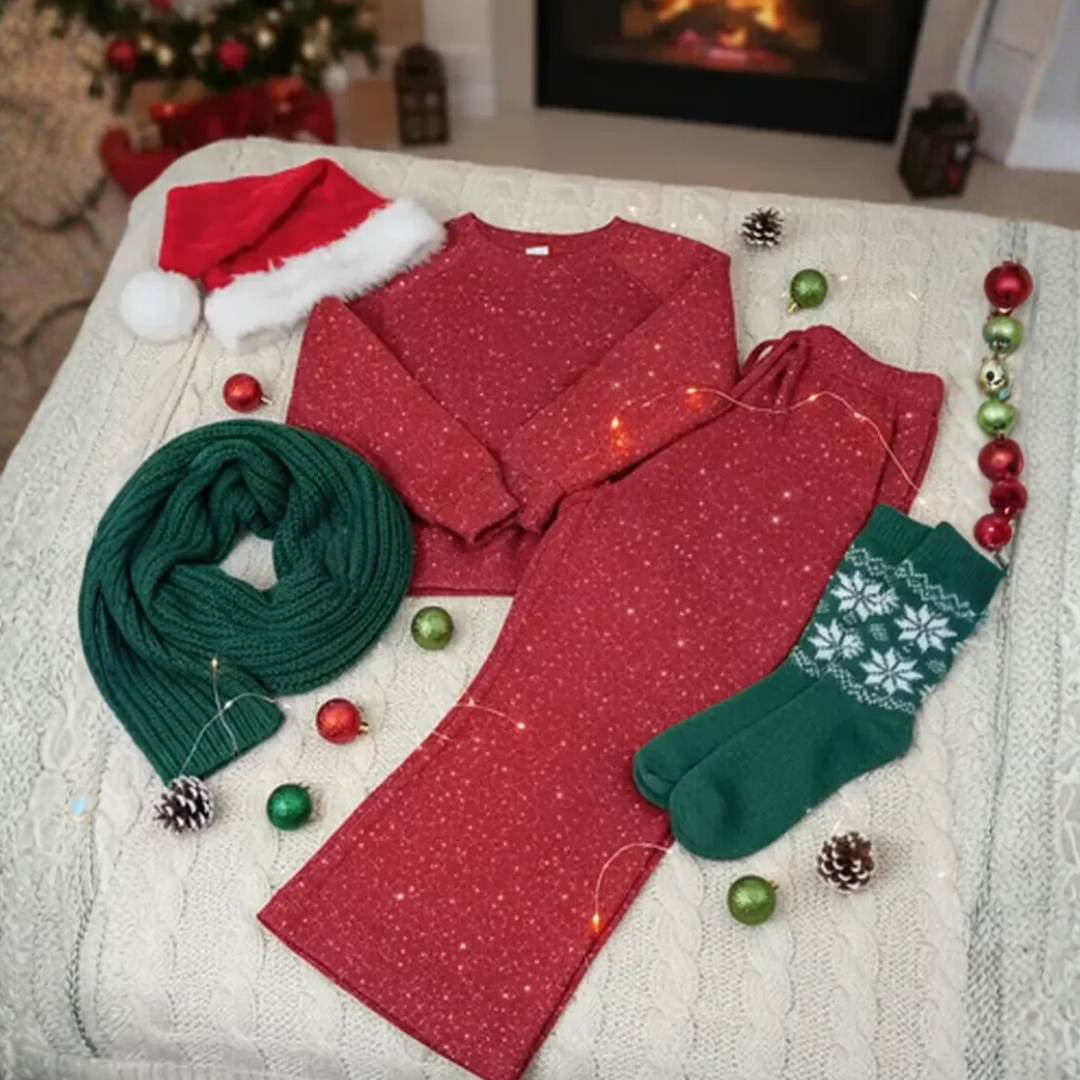 Elara | Festive two-piece cozy set