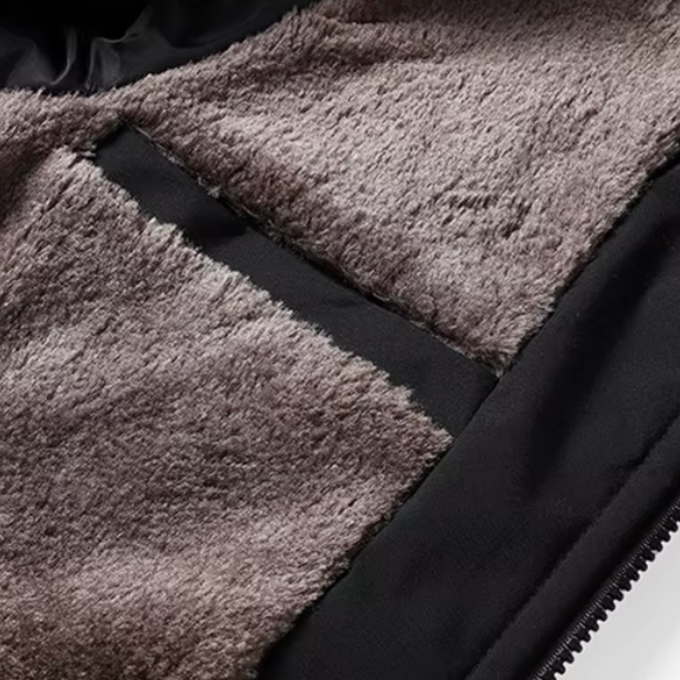Boreas | Men's Diamond Quilted Fleece-Lined Stand Collar Winter Jacket