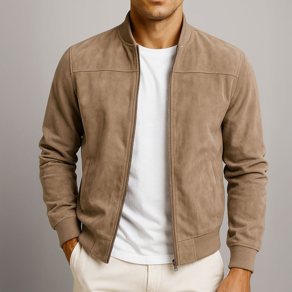 Bennett | Men's Casual Zip-Up Bomber Jacket