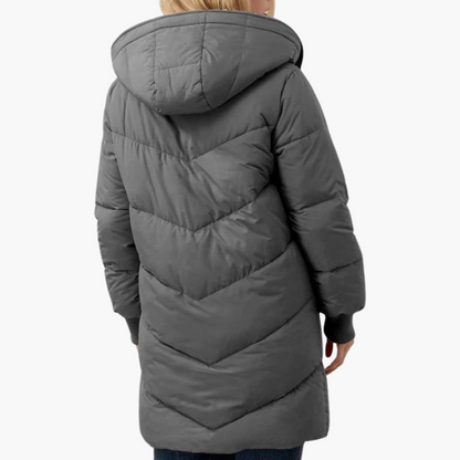 Kirra | Women's Sherpa-Lined Long Hooded Puffer Coat