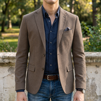 Darcy | Men's Slim Fit Notch Lapel Single-Breasted Two-Button Blazer