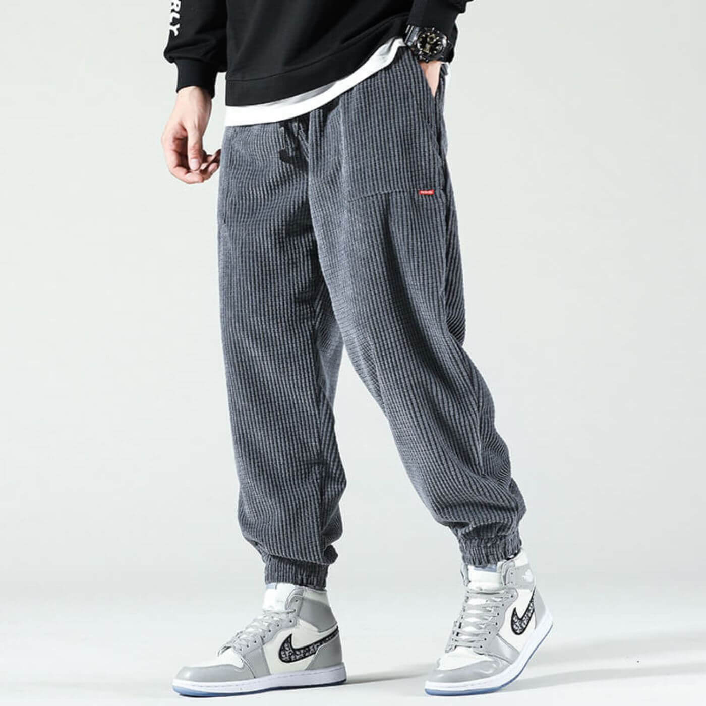 Mikkel | Stylish Velvet Jogging Pants