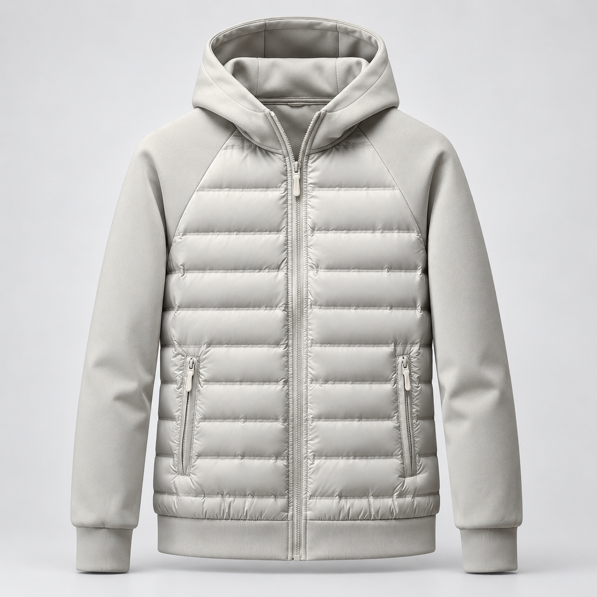 Carson | Men's Quilted Hooded Puffer Hybrid Winter Jacket