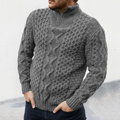 Brett | Heritage Half-Zip Sweater
