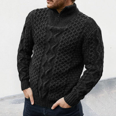 Brett | Heritage Half-Zip Sweater