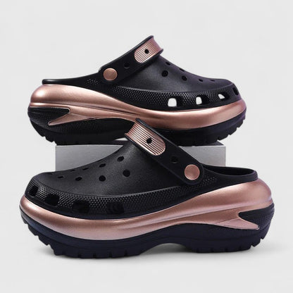 Bellisse | Women's Perforated Slip-On Platform Clog