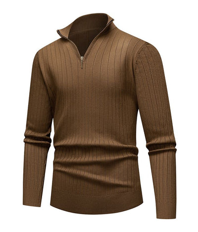 Renz | Ribbed Knit Half-Zip