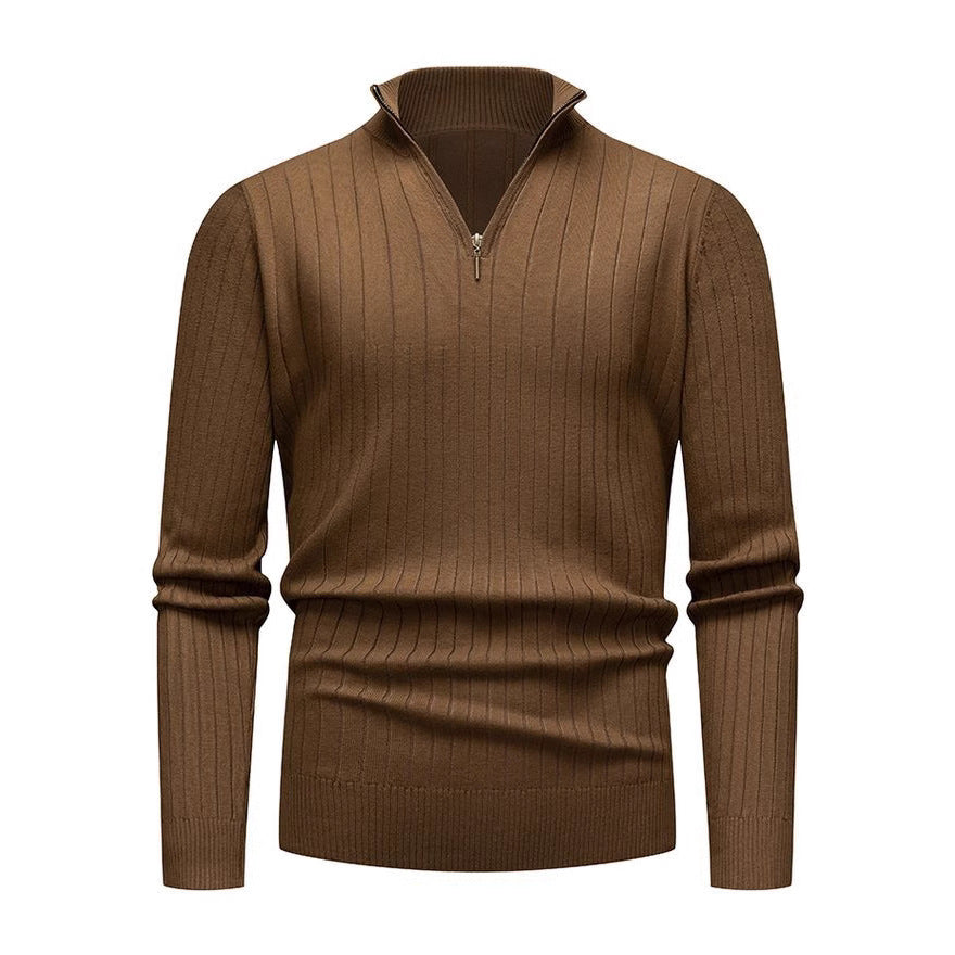 Renz | Ribbed Knit Half-Zip