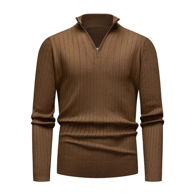 Renz | Ribbed Knit Half-Zip