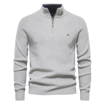 Alan | Classic Quarter-Zip Sweater