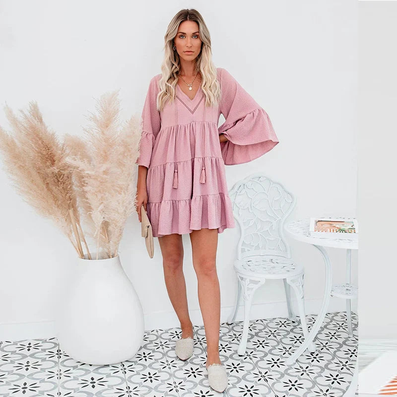 Meg | Airy Bow Dress