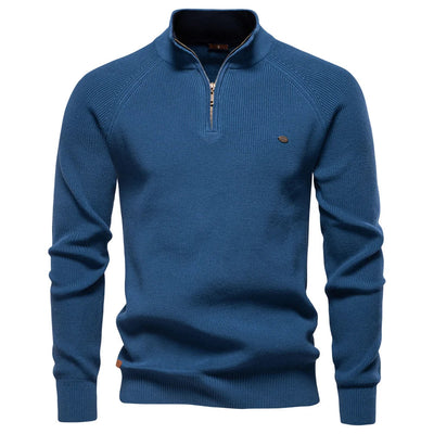 Alan | Classic Quarter-Zip Sweater