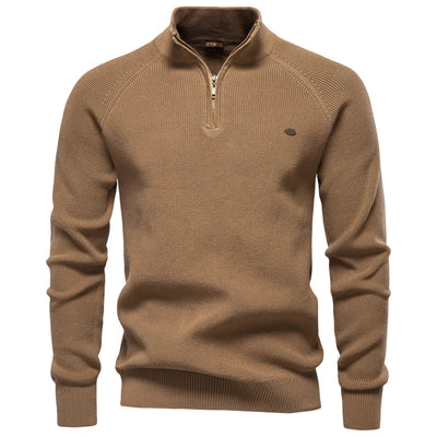 Alan | Classic Quarter-Zip Sweater