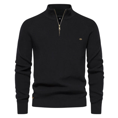 Alan | Classic Quarter-Zip Sweater