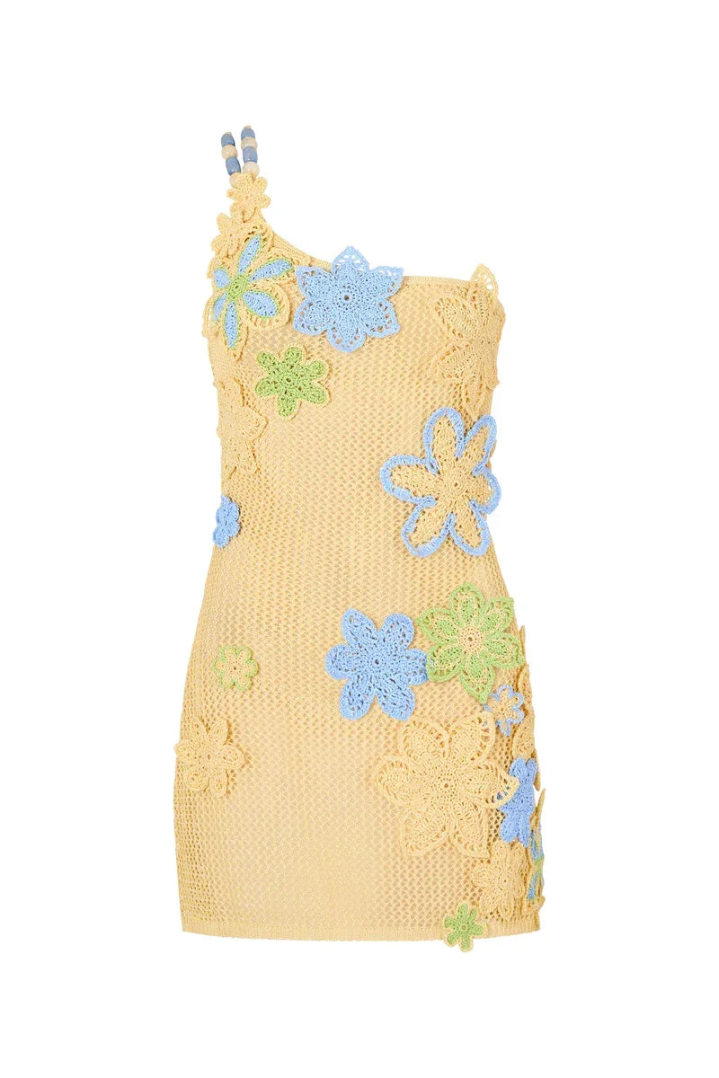 Lerrie | Bloom Crocheted Mini Dress