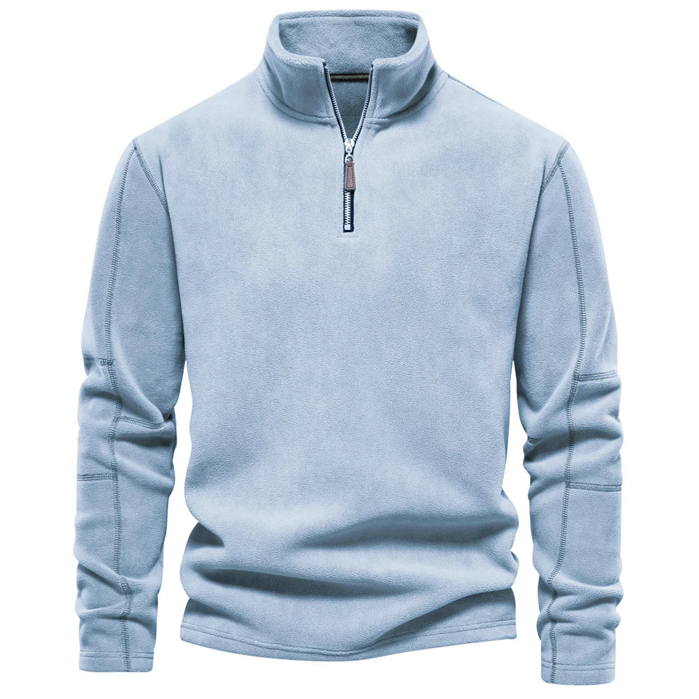 Hugh | Classic Half-Zip Sweater