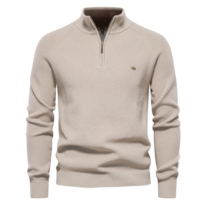 Alan | Classic Quarter-Zip Sweater