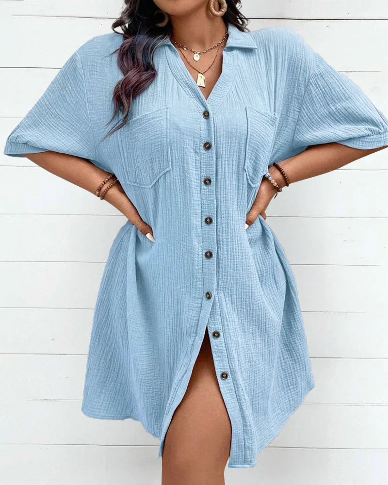 Lexa | Airy Shirt Dress