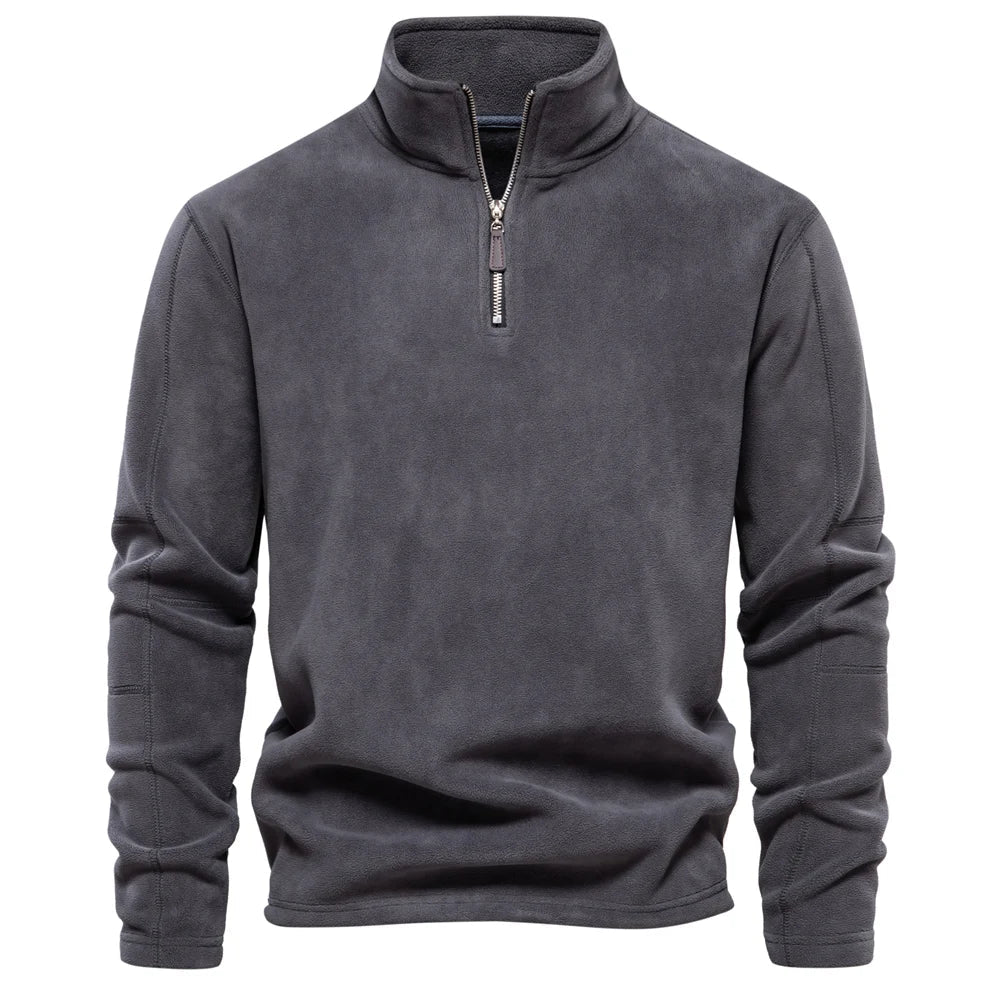 Hugh | Classic Half-Zip Sweater