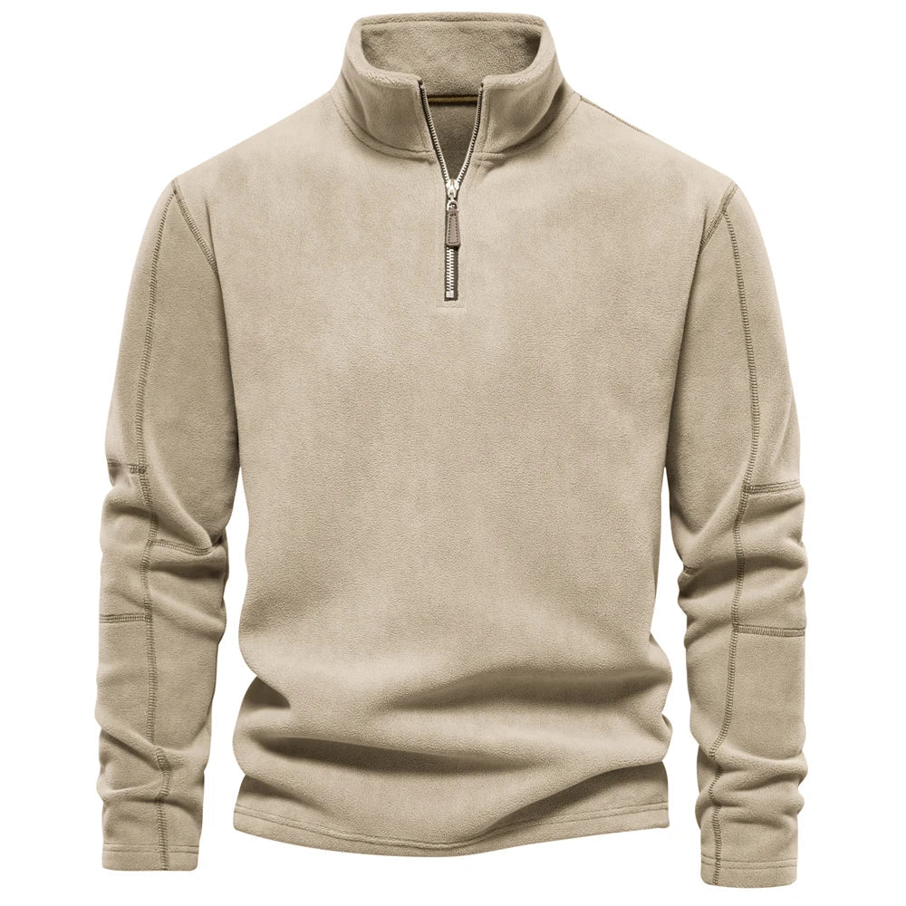 Hugh | Classic Half-Zip Sweater