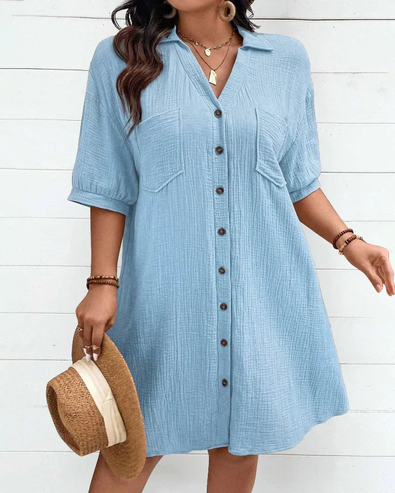 Lexa | Airy Shirt Dress