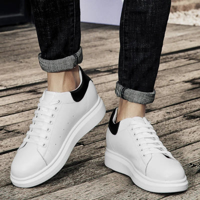 Clifford | Height Enhancing White Sneakers