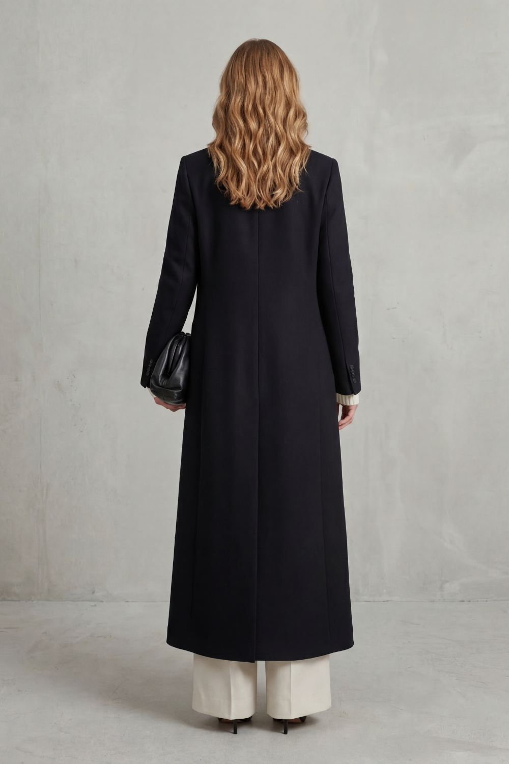 Hilda | Women's Double Breasted Tailored Maxi Long Coat