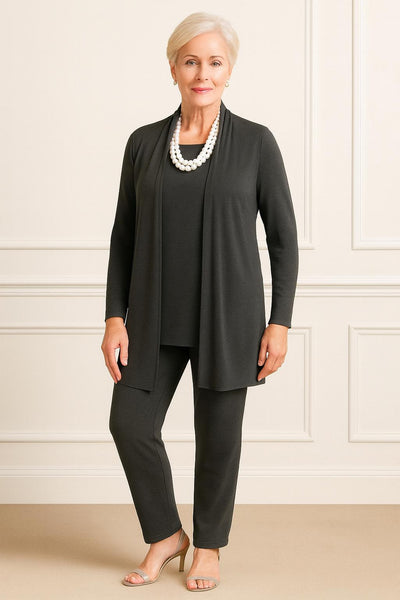 Rosy Cardigan, Top & Pants Set