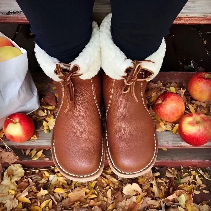 Jean | Women's Plush Lined Mid Calf Warm Winter Snow Boot