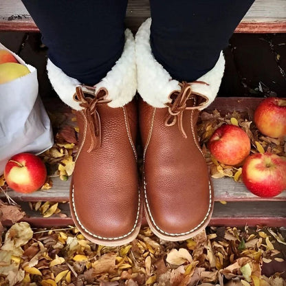 Jean | Women's Plush Lined Mid Calf Warm Winter Snow Boot