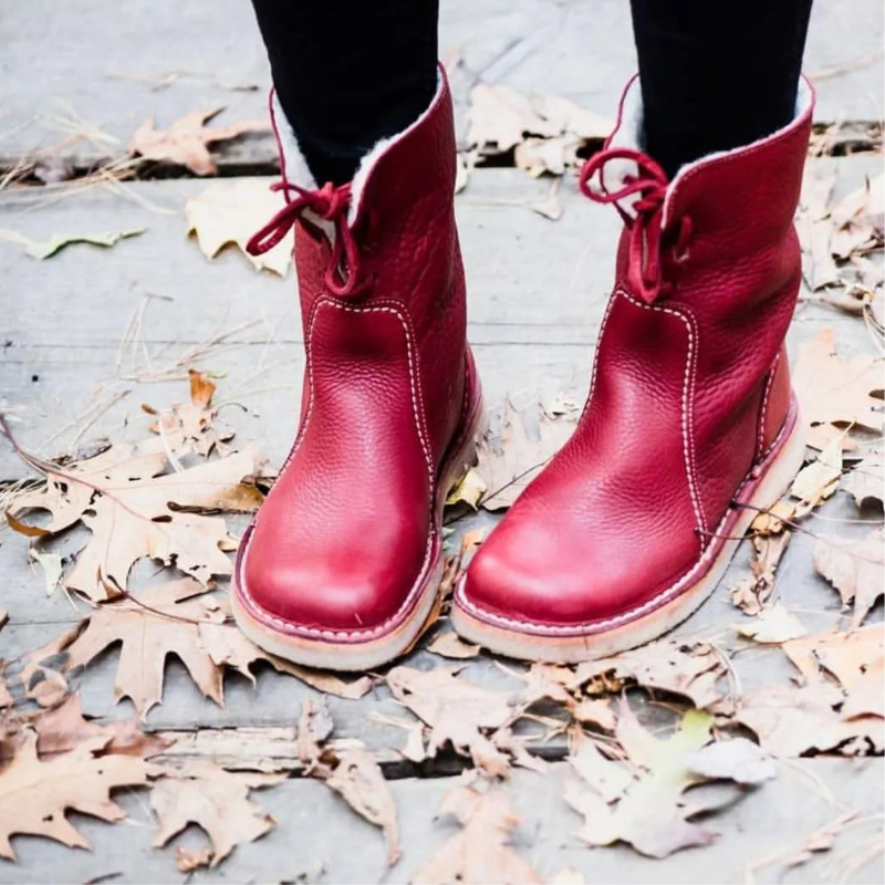 Jean | Women's Plush Lined Mid Calf Warm Winter Snow Boot