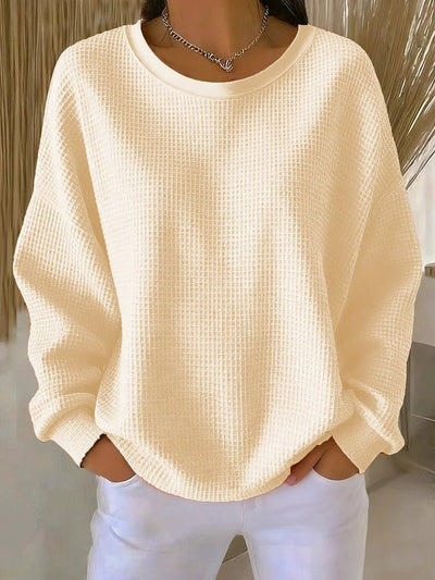 Sasha | Waffle-Knit Comfort Pullover