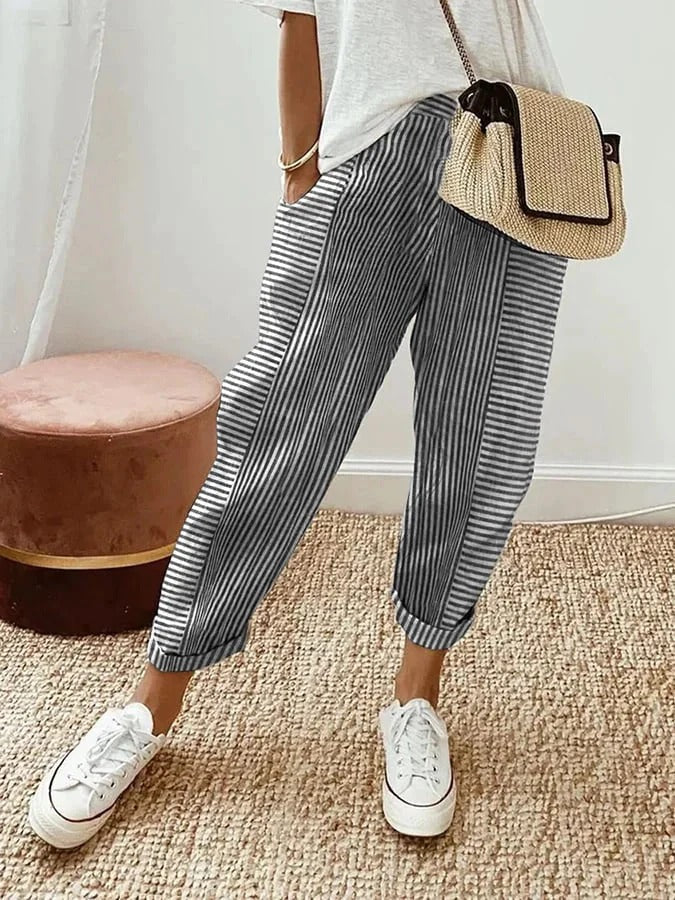 Lea | Striped Pants