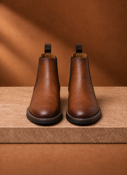 Briar | Men's Round Toe Slip-On Chelsea Ankle Boot