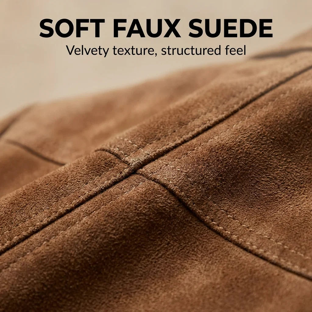 Eudora | Women's Brown Single-Breasted Notch Lapel Patch Pocket Blazer